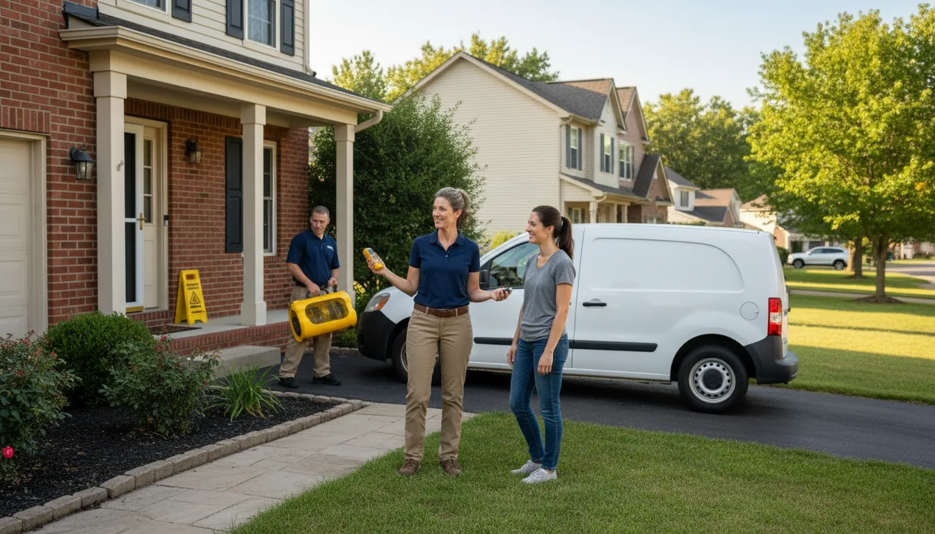 Water restoration image for Water Damage & Restoration Services in Levittown, NY